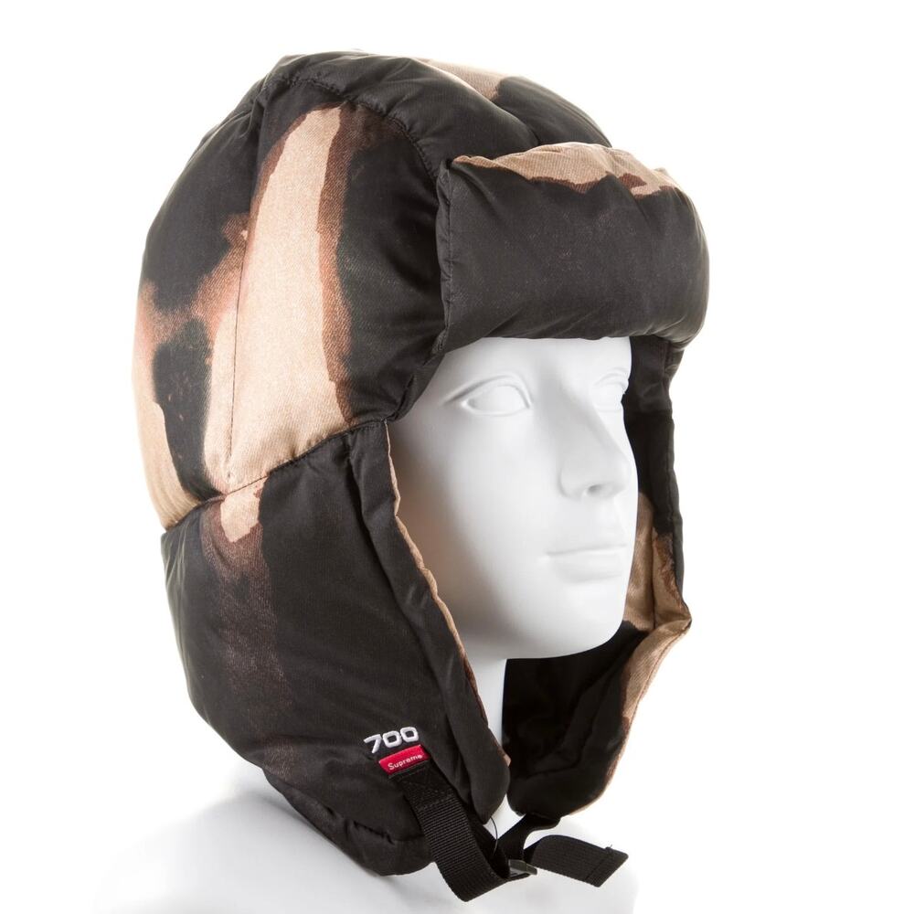Supreme x The North Face Bleached Denim Print‎ Nuptse Trooper*NEW with tags